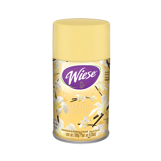 WIESE METERED SPRAY VANILLA 12X6.35OZ