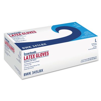 BWK LARGE LATEX GLOVES POWDER FREE LARGE 10X100CT