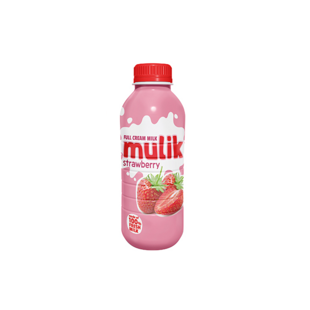 MULIK WHOLE STRAWBERRY MILK 18X500ML