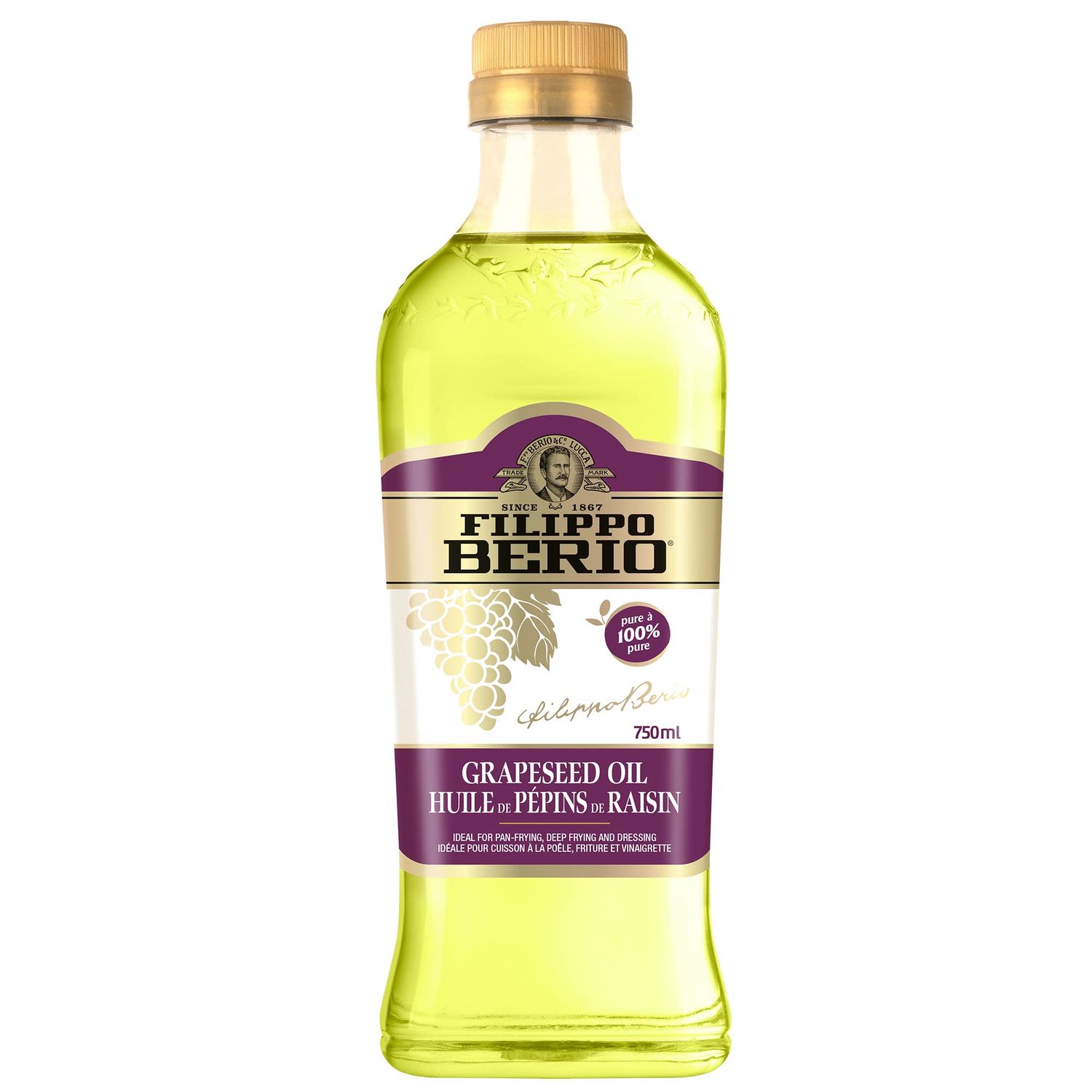 F-BERIO GRAPESEED OIL 12X750ML