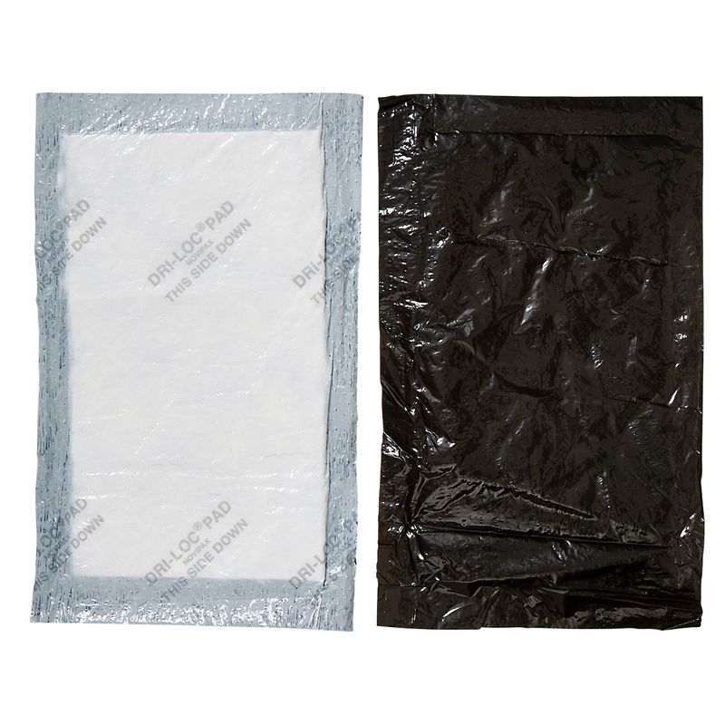 NOVIPAX DRI-LOC ABSORBENTS BLACK MEAT PADS 4"X6.5" 3000CT