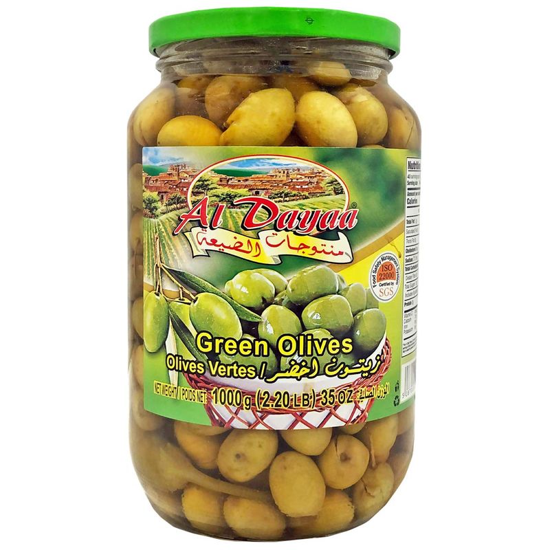 DAYAA GREEN LEB OLIVES W/ LEMON 12X1KG
