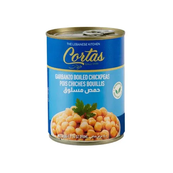 CORTAS GARBANZO BOILED CHICK PEAS 24X400G (00334)
