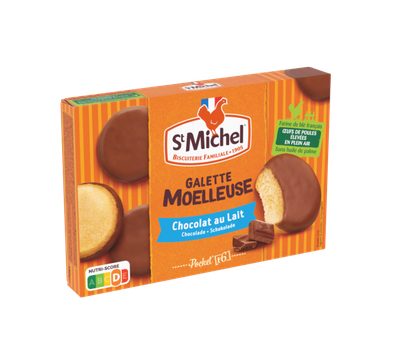 ST. MICHEL GALETTE MOELLEUSE CHOCOLAT AU LAIT 9X180G
