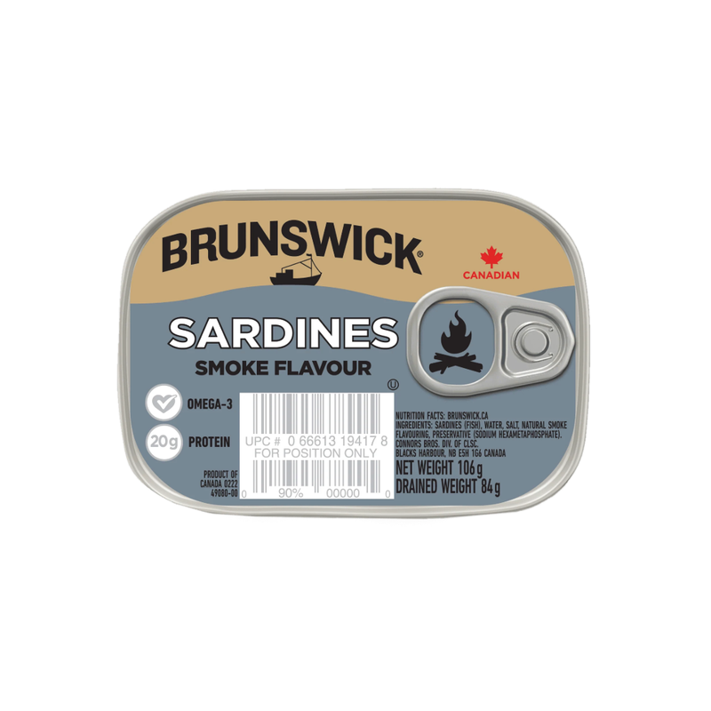 BRUNSWICK SARDINES SMOKE FLAVOUR 25X106G