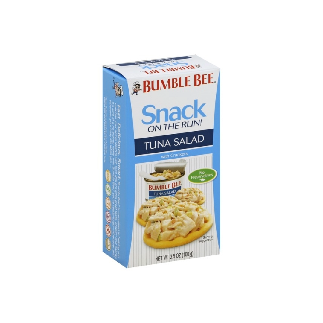 BUMBLE BEE SNACK TUNA SALAD W/ CRACKERS 12X3.5OZ