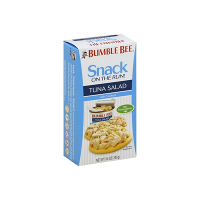 BUMBLE BEE SNACK TUNA SALAD W/ CRACKERS 12X3.5OZ