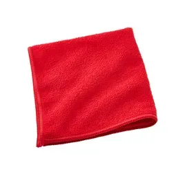 VIC. BAY MICROFIBER CLEANING CLOTHS RED 16"X16" 24X1CT