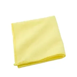 VIC. BAY MICROFIBER CLEANING CLOTHS YELLOW 16&quot;X16&quot; 24X1CT