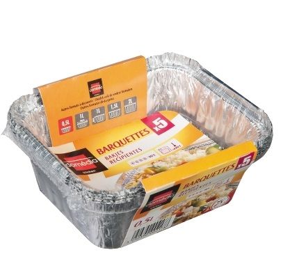 DOMEDIA BARQUETTES EN ALUMINIUM 12X0.5L (020082)