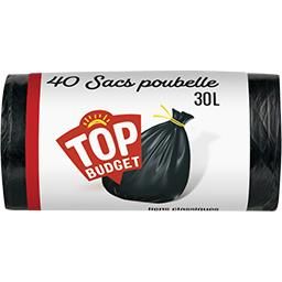 TOP BUDGET SAC POUBELLE 20X30L (622289)