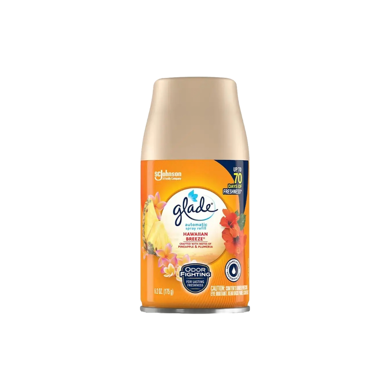 GLADE AUTO SPRAY REFILL CLEAN HAWAIIAN BREEZE 6X6.2OZ