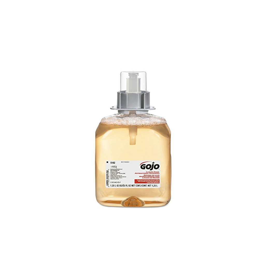 GOJO LUXURY FOAM ANTIBACTERIAL HANDWASH FRESH FRUIT REFILL 4X1250ML