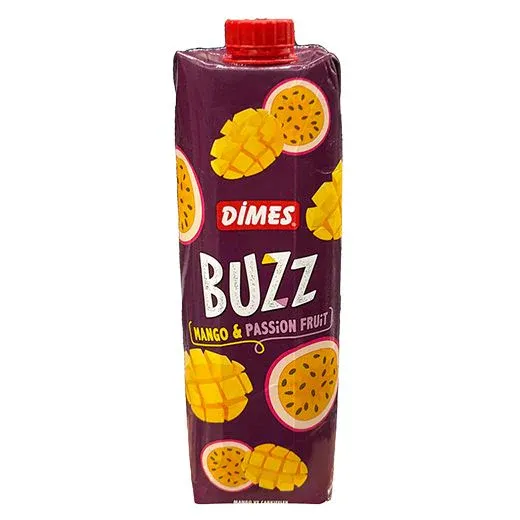 DIMES BUZZ MANGO &amp; PASSION FRUIT JUICE 12X1L