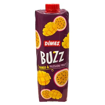 DIMES BUZZ MANGO &amp; PASSION FRUIT JUICE 12X1L