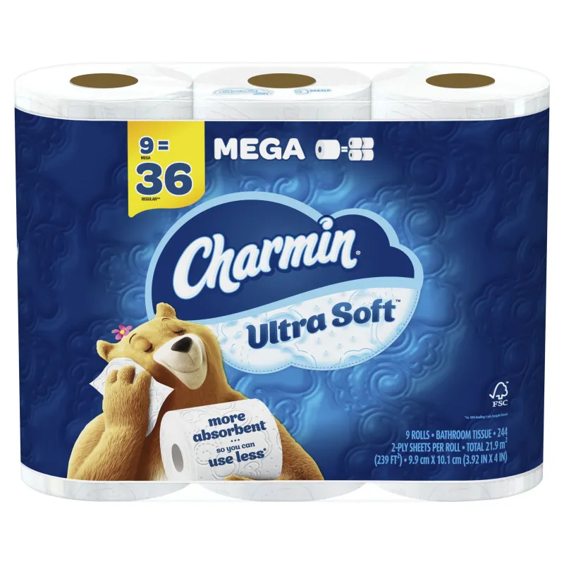 CHARMIN ULTRA SOFT 9 MEGA ROLL 4X9CT