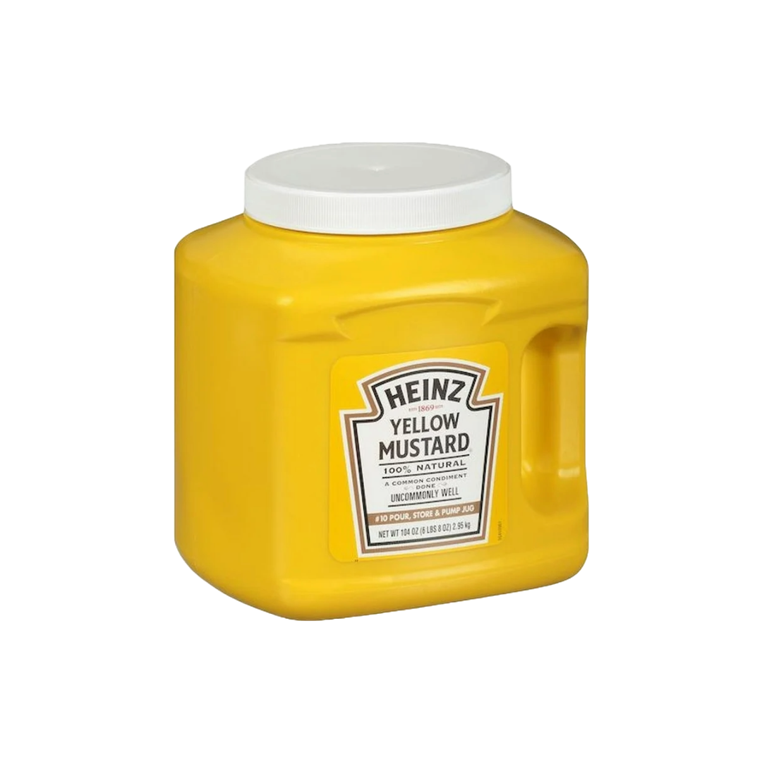 HEINZ YELLOW MUSTARD (JUG) 6X10#