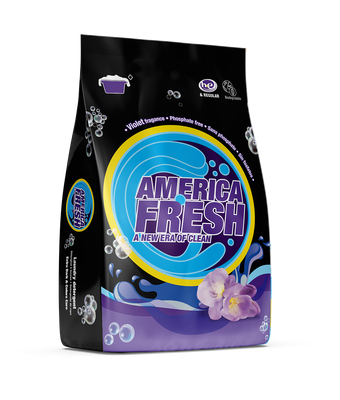 AMERICA FRESH POWDER DETERGENT VIOLET &amp; COLORS 10X1KG
