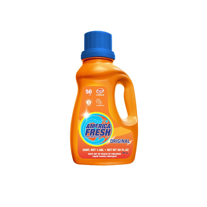 AMERICA FRESH LIQUID DETERGENT ORIGINAL 8X1.48L