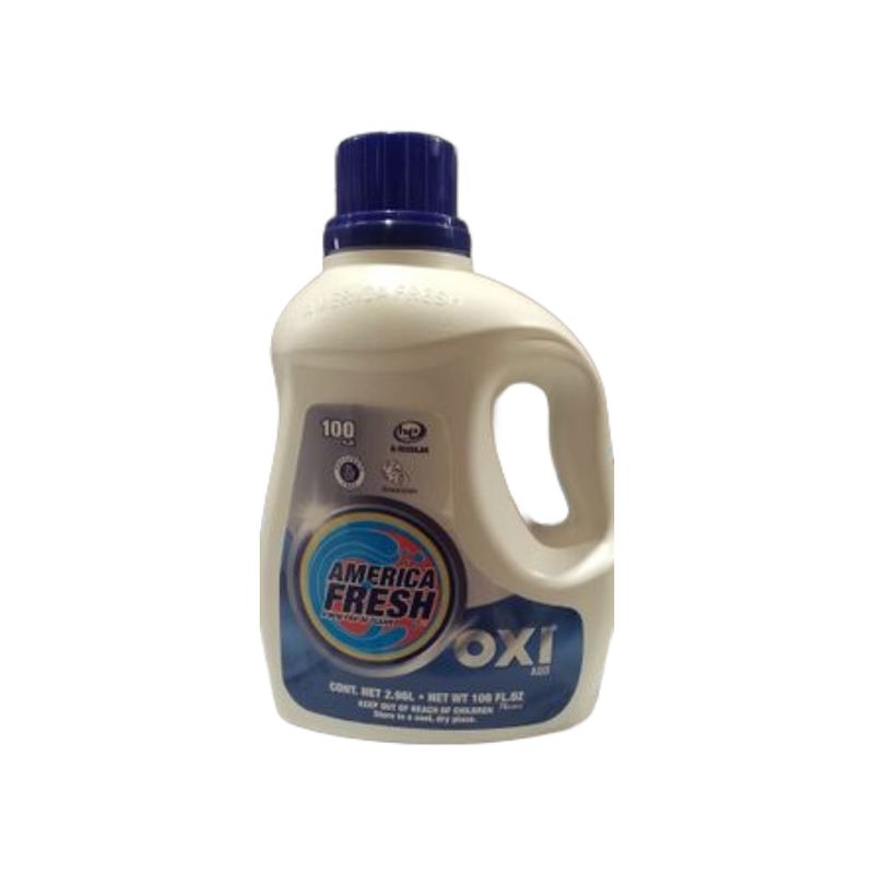 AMERICA FRESH LIQUID DETERGENT ROSES &amp; OXY 4X2.96L