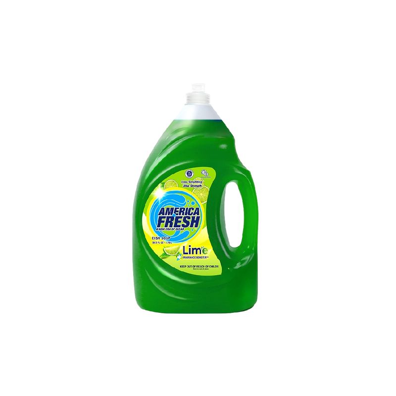 AMERICA FRESH DISH SOAP LIME &amp; FRAGRANCE BOOSTER 16X860ML