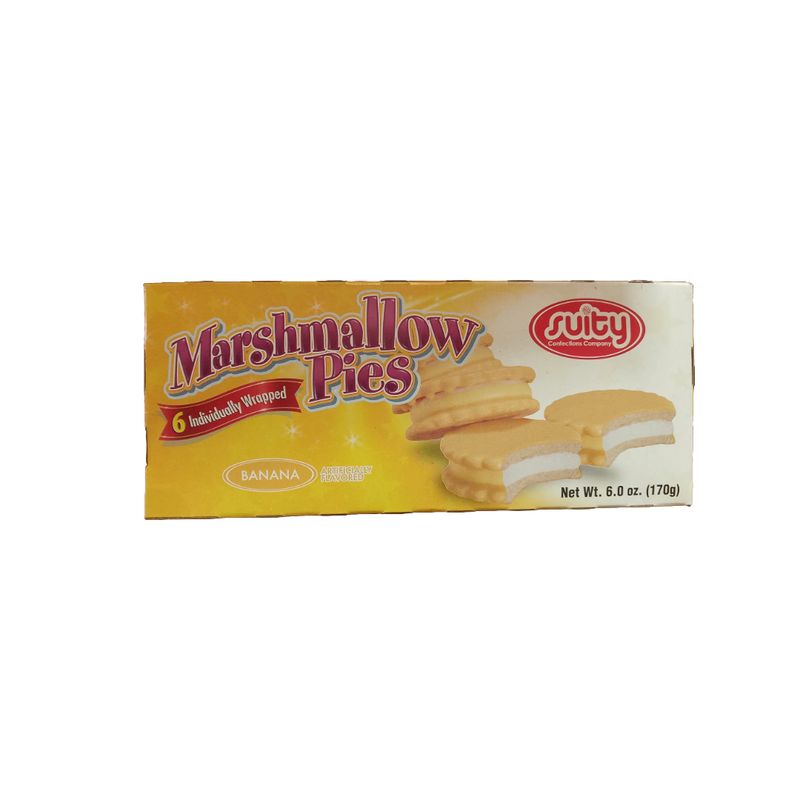 SUITY BANANA MARSHMALLOW PIES 12X6OZ