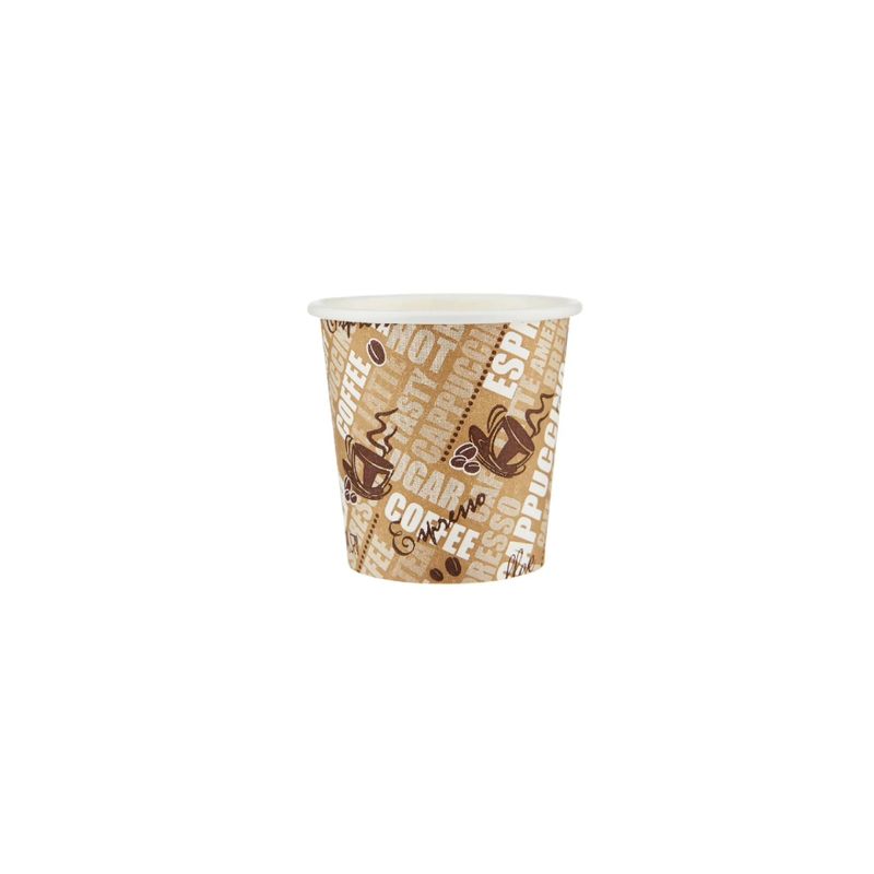 MAXIPLAST 4OZ SINGLE WALL STOCK PRINT PAPER CUP 1000CT