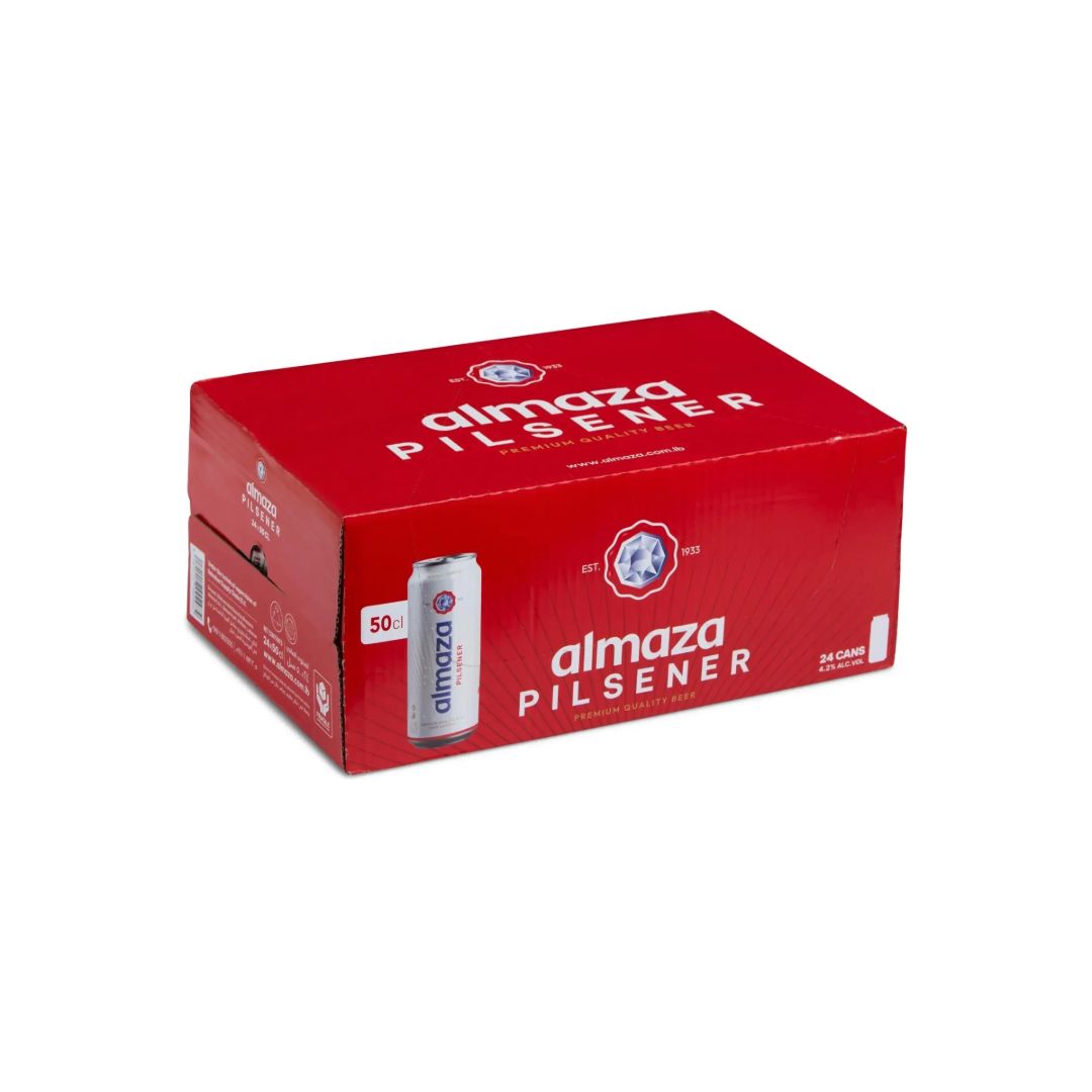 ALMAZA PILSNER BEER CAN 24X50CL