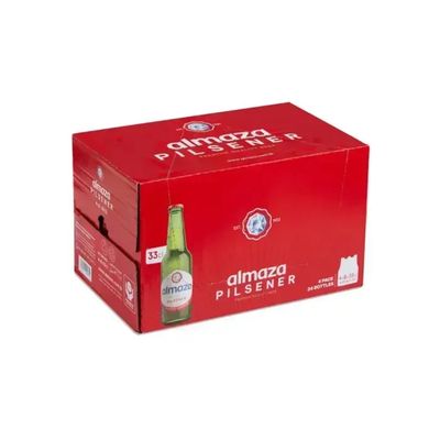 ALMAZA PILSNER BEER BOTTLE 24X33CL