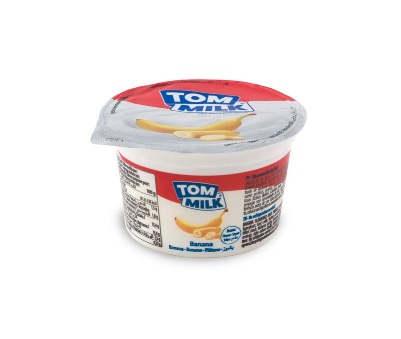 TOM MILK BANANA CREAMY DAIRY DESSERT 20X100G
