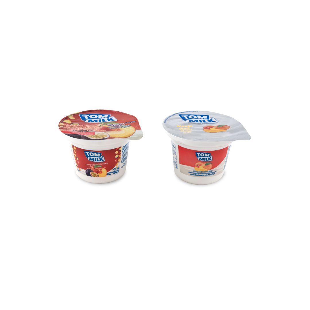 TOM MILK FRUIT PIECES DAIRY DESSRT 12X200G