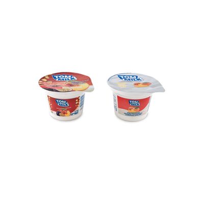 TOM MILK FRUIT PIECES DAIRY DESSRT 12X200G