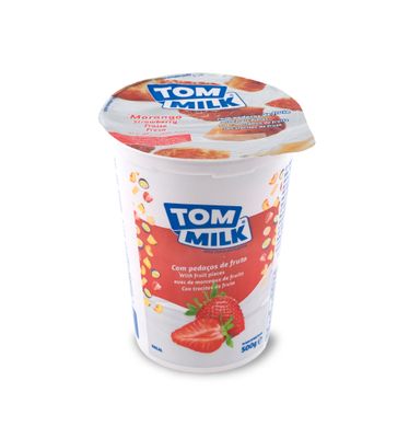 TOM MILK STRAWBERRY PIECES DAIRY DESSRT 12X500G