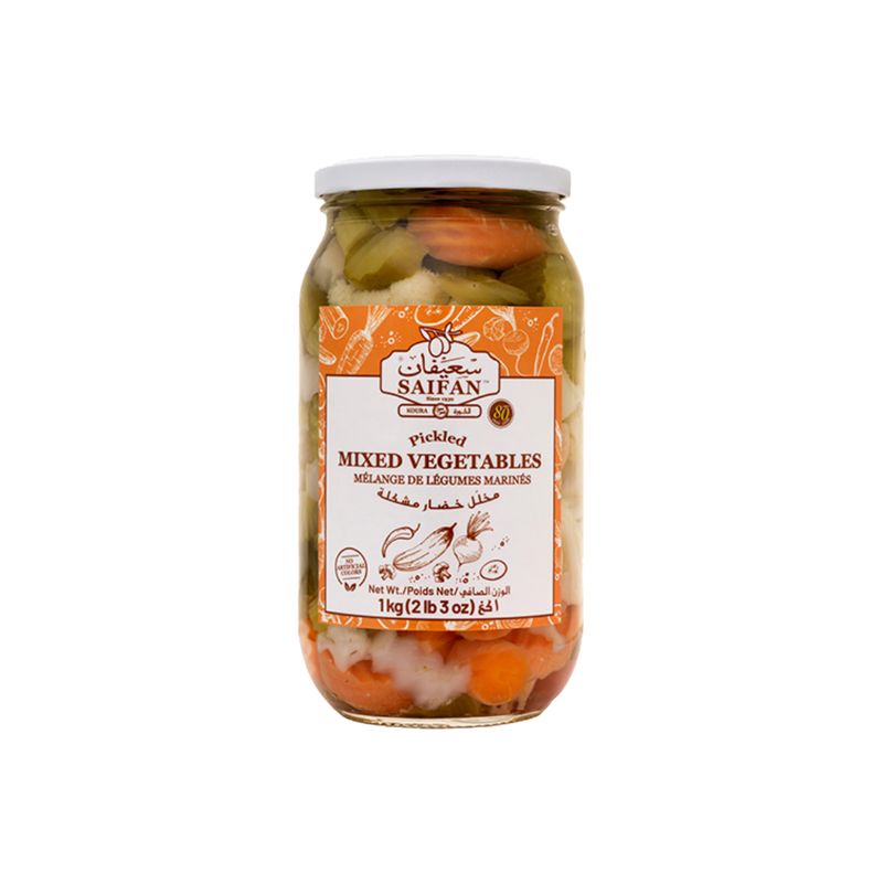 SAIFAN PICKLED MIXED VEGETABLES 12X600GR