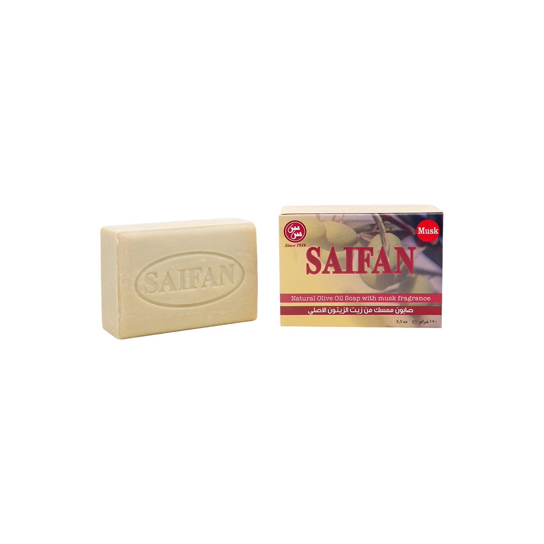 SAIFAN NATURAL OLIVE OIL PERFUMED SOAP 60X5.3OZ