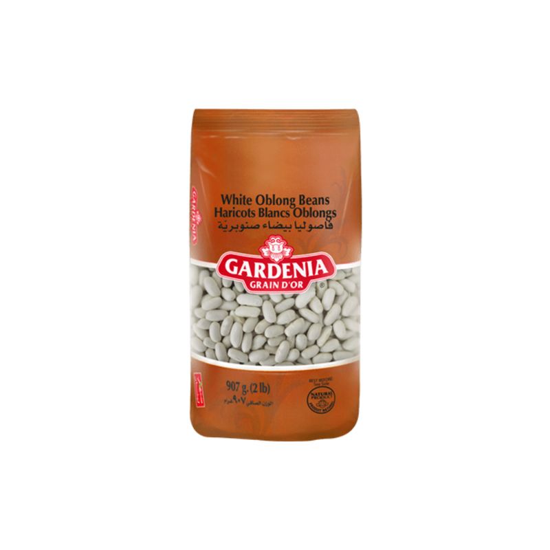 GARDENIA WHITE OBLONG BEANS 12X2#