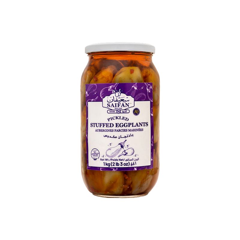 SAIFAN PICKLED STUFFED EGGPLANTS 12X600GR