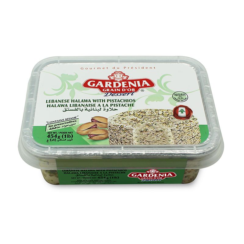 GARDENIA LEBANESE HALAWA W/ PISTACHIOS 12X454G
