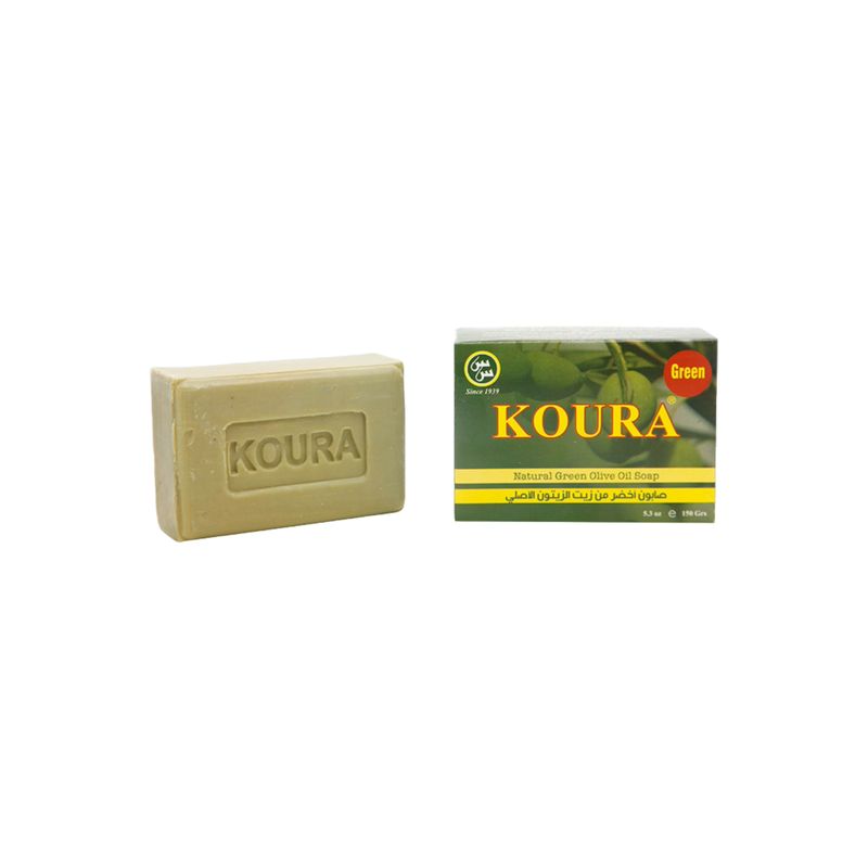 SAIFAN KOURA GREEN OLIVE OIL SOAP 60X5.3OZ