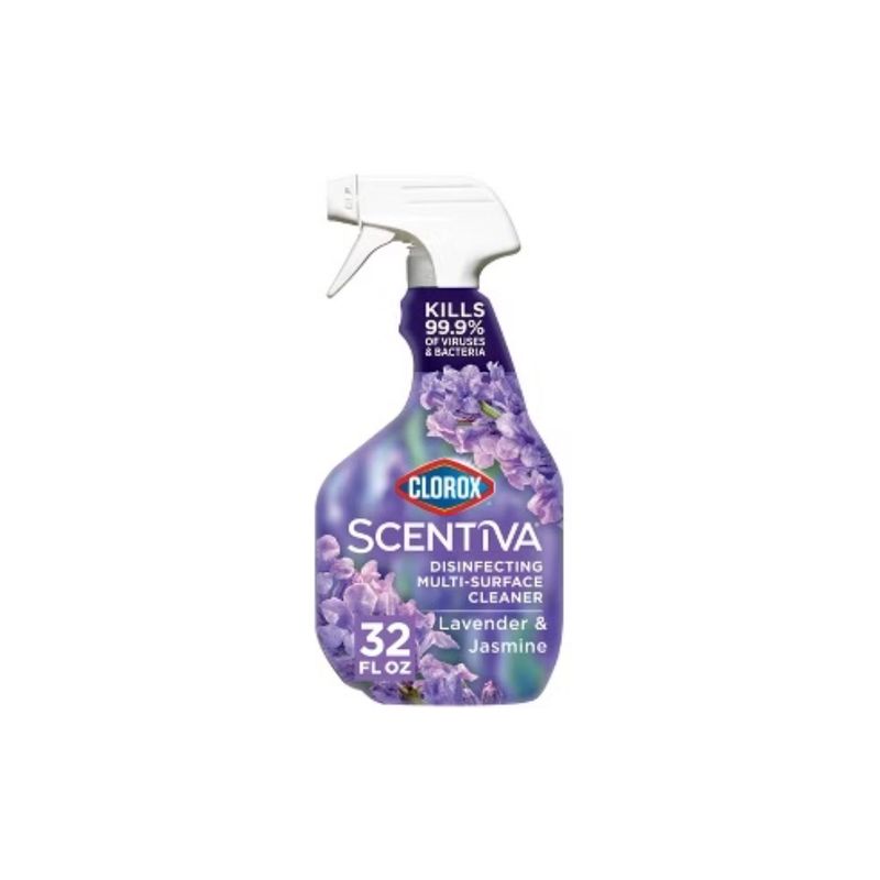 CLOROX SCENTIVA MULTI-SURFACE CLEANER SPRAY LAVANDER &amp; JASMINE 9X32OZ