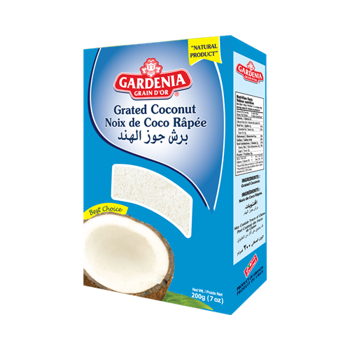 GARDENIA GRATED COCONUT 12X200G