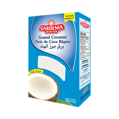 GARDENIA GRATED COCONUT 12X200G