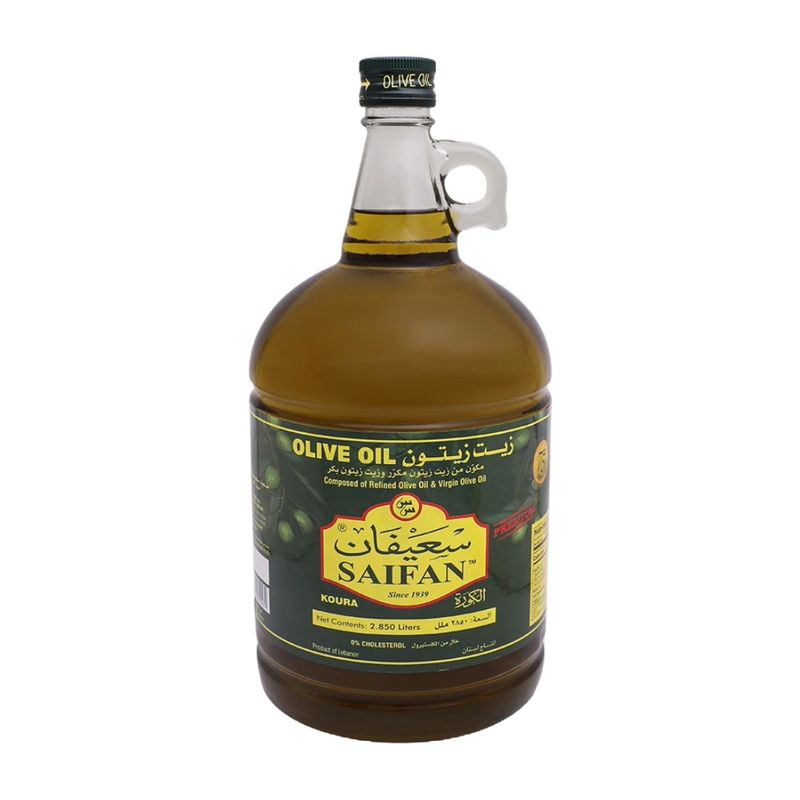 SAIFAN PREMIUM OLIVE &amp; VIRGIN OLIVE OIL 4X2.850L GL GALLON