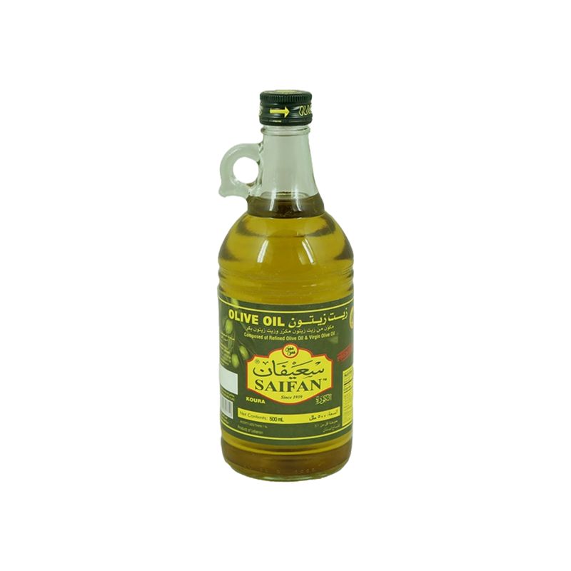 SAIFAN PREMIUM OLIVE &amp; VIRGIN OLIVE OIL 12X500ML GL GALLON