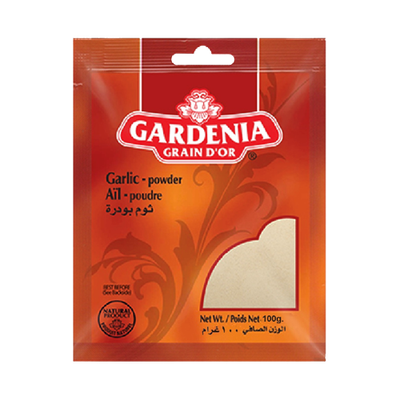 GARDENIA GARLIC POWDER 12X125G
