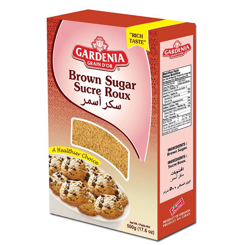 GARDENIA BROWN SUGAR 12X500G