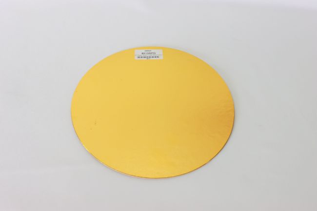 10&quot; Paper Board Cake Board Gold 50/Pack