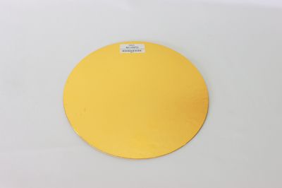 10&quot; Paper Board Cake Board Gold 50/Pack