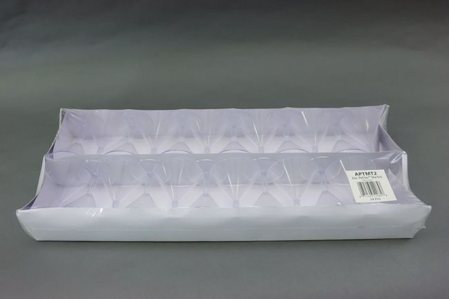 2 oz Martini Glass Clear 24/Bag