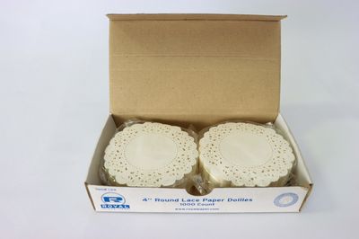 4&quot; Doilie BrookLace Lace 1000/Box  la904